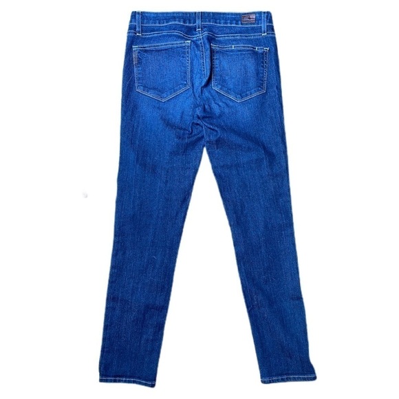 Paige Kylie Crop With Roll Up Tonal Duncan Dark Size 27 - Picture 3 of 9